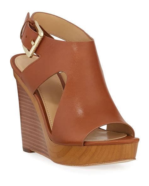 michael kors josephine heel|MICHAEL Michael Kors Josephine Wedge Sandals .